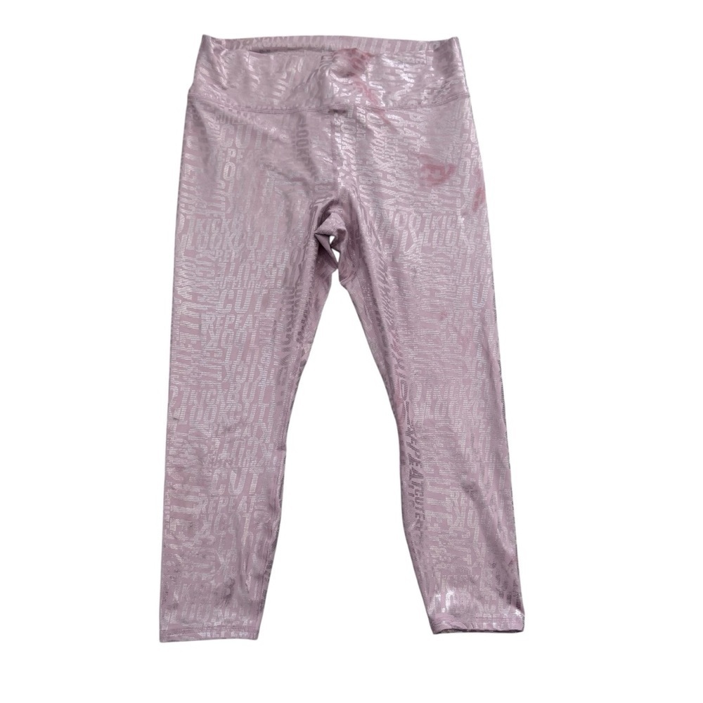 Fabletics Define High-waisted Powerhold Kick Butt Rosebloom Activewear